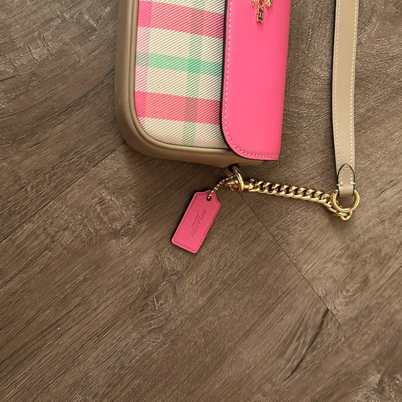 NWT Coach Pink and Tan Women's Bag - Picture 2 of 7